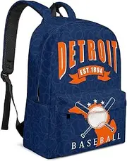 Pkihgxa Baseball Fans Backpack Lightweight Durable Casual Daypack Travel Backpack School College Bag for Teenager Men Women