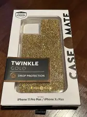 Case Mate Twinkle Gold Case for Apple iPhone 11 Pro Max / IPhone XS Max New