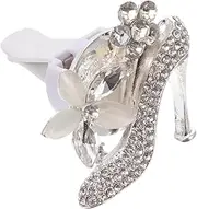 Gatuida Air Outlet Clip Car Humidifiers Oils Diffusers Wrinkle Release High Heel Air Vent Clip Fragrance Diffuser Air Small Humidifier Odor Perfume Scent Plastic Silver