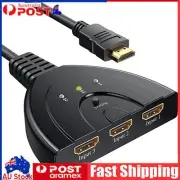3 Port HDMI Switch Splitter 3-in 1-Out 4K 30Hz HD 3D Adapter For PS4 XBox