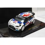 【超值特價】1:43 IXO CITROEN DS3 WRC NO.22 RALLY MONTE CARLO 2013