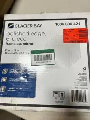 Glacier Bay Polished Edge 6-Piece Frameless Mirror #1006 306 421