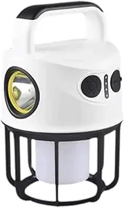 Portable Plastic Camping Lantern Outdoor Camping Tent Lantern Rechargeable Camping Lantern with Hook Camp Lantern Lightweight