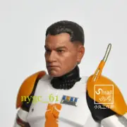 1:12 Clone Commander Cody Temuera Morrison Head Sculpt For 6''Hasbro Figure Body