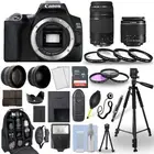 Canon EOS 250D / Rebel SL3 DSLR Camera + 18-55mm + 75-300mm + 30 Piece Bundle