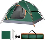 VXVGER Camping Tent Instant Pop Up Dome 2-3 Person Automatic Waterproof Tent Easy Set Up Portable for Family Hiking Travel