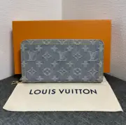 Louis Vuitton Zippy Wallet Round Purse M13214 washed effect vintage-inspired