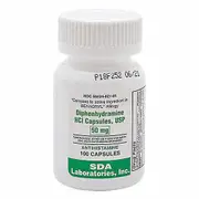 SDA Labs Diphenhydramine HCL,50mg ,100 Caps (Pack of 1)