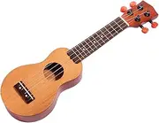 HAMPPLIES Ukulele Spruce Top with Sapele Rosewood Fretboard String Instrument for Travel Friendly Hawaiian Soprano Style Music Introduction