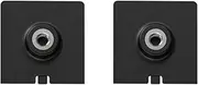 Holicfun 1/4 Inch Threaded Mount Adapter for Ring Solar Panel - 2 Pack, Black