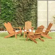 5 Adirondack Lounge Solid Acacia -2136