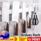 Stainless Steel Magnetic Knife Holder Rack Knives Tool Shelf Magnet 40/50cm AUS