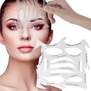 YAFIYGI Quick Make-Up Stencils Eyeliner Molds a Makeup Tool with a Variety of Shapes Eyeliner Stencil Pads Eyeshadow Applicators Eyeliner Template