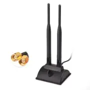 2.4GHz 5GHz WiFi 6dBi Antenna,Dual RP-SMA Connector for Asus Linksys Router AP