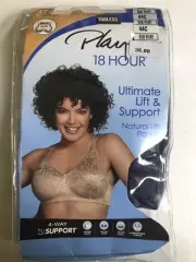 Playtex 18 Hour Bra Ultimate Lift & Support Bra 44C BLUE VELVET Style 4745