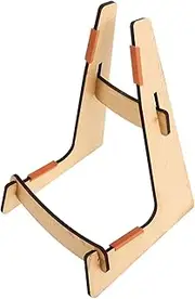 Totority Modern Wooden Guitar Stand Floor Easel for Boys and Girls Ukulele Bass Mandolin String Instrument Display
