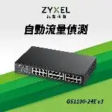 在飛比找遠傳friDay購物精選優惠-ZyXEL合勤 24埠GbE無網管網路交換器GS1100-2