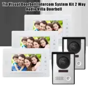 Video Intercom System Monitor Video Door Doorbell Color Night Vision 7 Inches