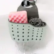 Sink Caddy For Sponge, Silicone Plastic with Draining Holes for Drying Kitchen