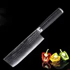 6.5 inch Chef Knife Japanese Damascus VG-10 Steel Kitchen Knife Cleaver Nakiri