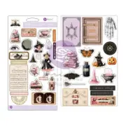 Prima -Magic Spell Chipboard Stickers