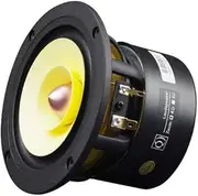 JINGERL 25W HiFi Full Range Speakers 4 Inch 4Ohm 8Ohm Subwoofer Audio Speaker Casted Aluminum Frame Loudspeaker for Home Audio DIY 1Pc (Size : 4Ohm Square 1Pc)