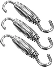 GETAJGHSD Stainless Steel Spring Hooks for Motorcycle 3pcs Pipe Spring Hook Set and Easy to Install