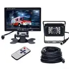 4PIN Caravan Rear View System 7" Monitor CCD Color Reversing Camera 12v 24v Kit