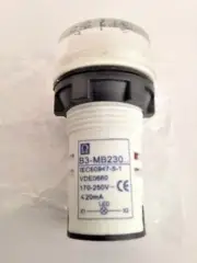 BENEDIKT & JAGER 240V AC WHITE MONOBLOC LED INDICATOR LIGHT W/- DIFFUSER 10 PACK