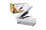 Appetito 2 Blade Vegetable Chopper Peeler Multi-Function Steel Slicer Dicer