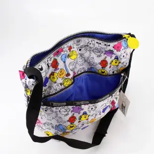 LeSportsac x MR. MEN LITTLE MISS  奇先生妙小姐 7562單肩斜背包休閒降落傘防水 輕便 輕量 限量