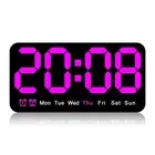 Large Digital Wall Clock,9.5 Inch,Led Alarm Clock with Big Digits,,for1551