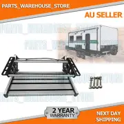 Caravan Step 200KG Single Aluminium Manual Pull Out With LED Light RV Motorhome
