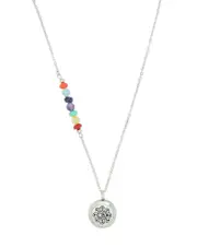 Chakra Meditation Aromatherapy Diffuser Gemstone Necklace