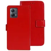 Idewei For Motorola Moto G53 5g Anti-scratch Pu Leather Flip Phone Cover Protective Case Stand Feature Crazy Horse Texture Wallet