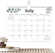 Wall Calendar 2025 - Plants Wall Planner Organizer,January 2025 - June 2026 14.7x11.5 Inches Paper Monthly Planner Wall Calendar for Home School Dormitory Cafe
