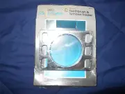 EKCO ~Bath Masters~ Die Cast Toothbrush & Tumbler Holder NOS Vintage Chrome