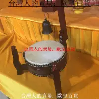 在飛比找露天拍賣優惠-【金牌】臺灣牛皮鼓鈴子鼓白皮鼓毛皮鼓法會佛事練習鼓法器架子鼓