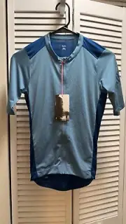 NWT Rapha Cycling Short Sleeve Pro Team Training Jersey Men's Size Small Blue