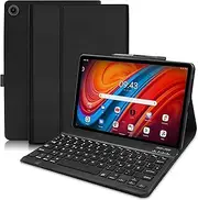 Keyboard Case for Lenovo Tab M10 (3rd Gen) 10.1 Inch (TB-328FU/TB-328XU), Lenovo M10 (3rd Gen) Keyboard (German QWERTZ), Slim Protective Case for Lenovo M10 (3rd Gen) 10.1, Black