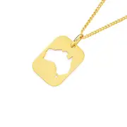 9ct Gold Australia Cutout Pendant