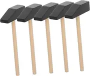 Gatuida 5Pcs Mini Wooden Hammers for Engaging DIY for Creative Learning Motor Skill Development for Home School Activities