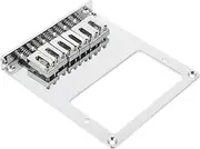 LOLIPPYY 6 String Tl Electric Guitar Double Pickup Bridge Tailpiece Silver Compatible with Tl Style Guitars Easy to Install Standard String Spacing Durable Humbucker Design