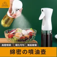 在飛比找momo購物網優惠-【緻密噴霧】玻璃噴霧油瓶 250ml 油壺 噴霧油瓶 酒精瓶