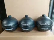 3 Captain Morgan Spiced Rum Cannonball Pirate Themed Drinking Tumblers