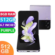 Samsung Galaxy Z Flip 4 5G (512GB, Bora Purple) - Refurbished (Excellent)