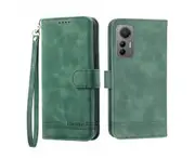 Flip Leather Wallet Case for Xiaomi 12T/ 12T Pro/ K50 Ultra - Green