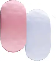 Satin Bassinet Sheet Set 2 Pack Ultra Soft Silk Fit for Rectangle, Hourglass,...
