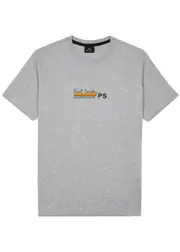 PS Paul Smith Script Logo-print Cotton T-shirt - Grey XL