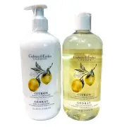 Crabtree Evelyn Citron Honey Coriander Cleansing Bath Shower Gel & Body Lotion